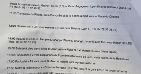 Rencontres européennes : découverte de Lyon le 10 mai